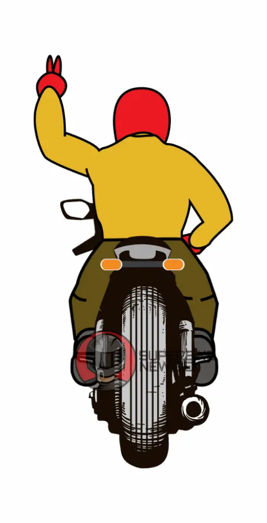 Double File Motorcycle Hand Signal - superbikenewbie.com