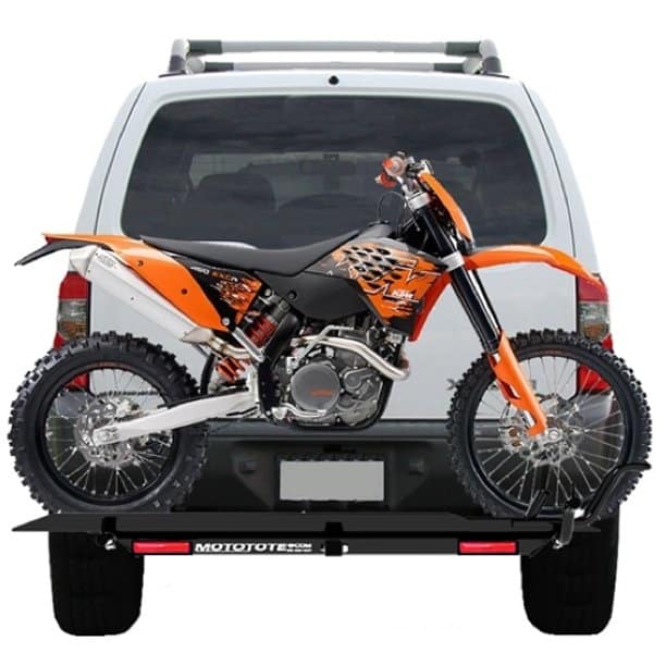Hitch Mounted Trailer for Dirt Bike