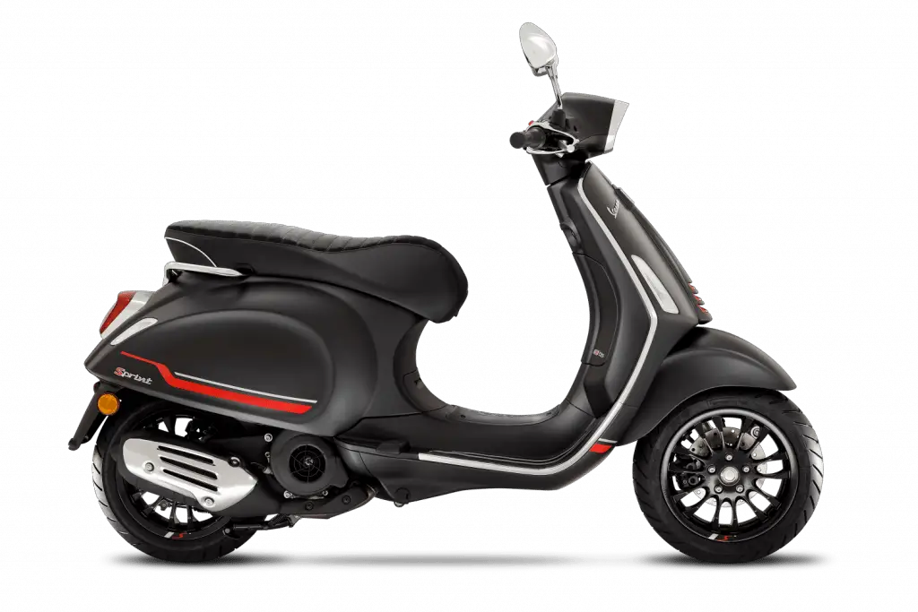 Vespa Sprint in black color