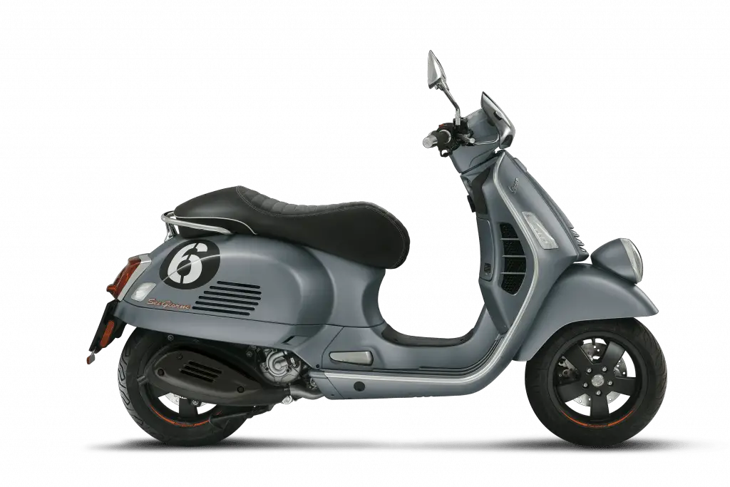 Vespa Sei Giorni in gun metal gray color