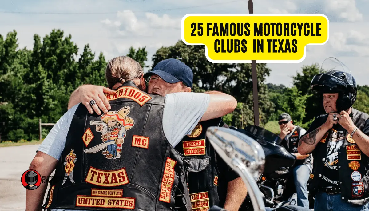 Motorcycle Club Members of Bandidos meeting up in Texas