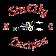 Sin City Deciples Motorcycle Club Patch