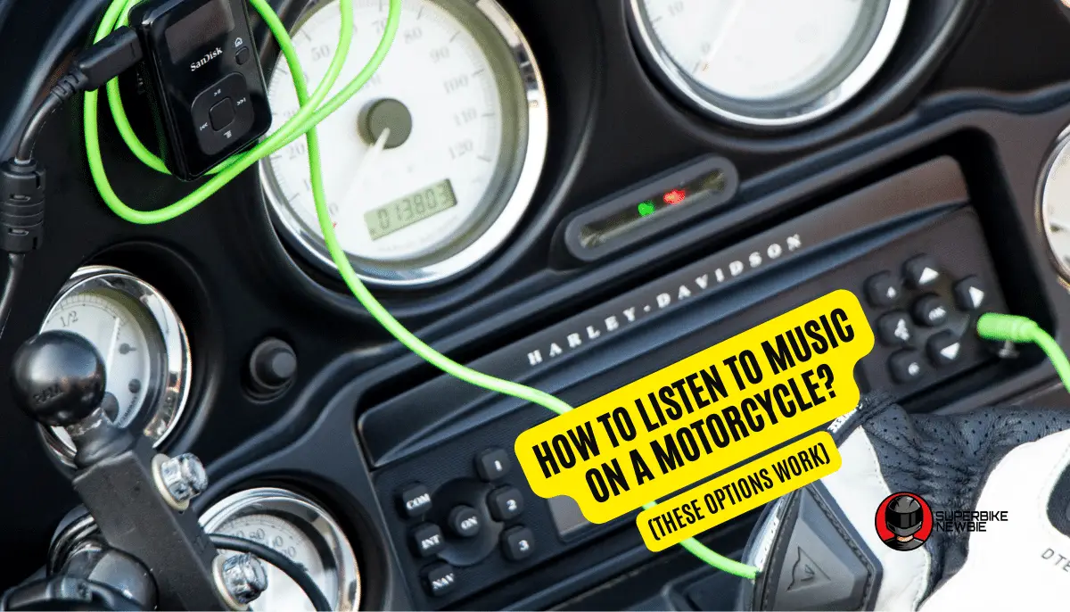 How to listen to music on a motorcycle